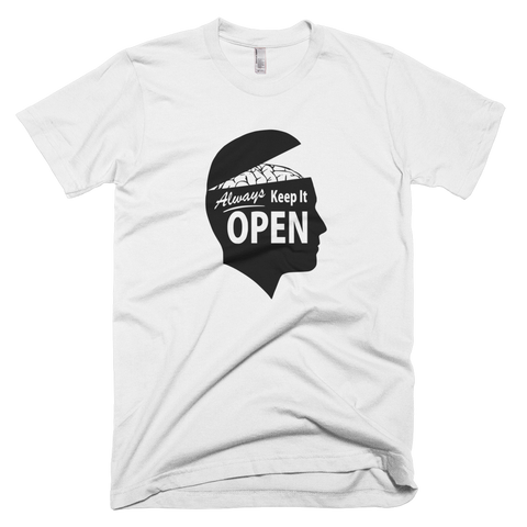 Always Keep It OPEN shirt (White)