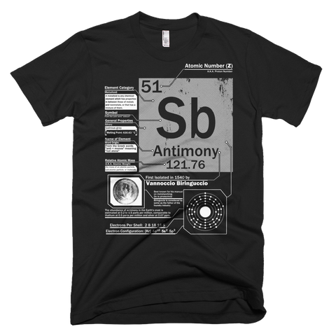 Antimony Sb 51 t shirt