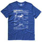 Curiosity Mars Rover t shirt