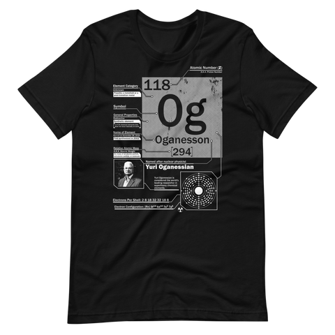 Oganesson Og 118 | Element t shirt