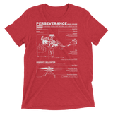Perseverance Rover t shirt Red