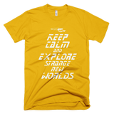 STAR TREK t shirt - Keep Calm and Explore Strange New Worlds (TNG)