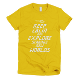 STAR TREK t shirt - Keep Calm and Explore Strange New Worlds (TNG)