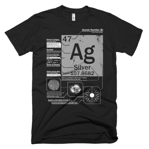 Silver t shirt