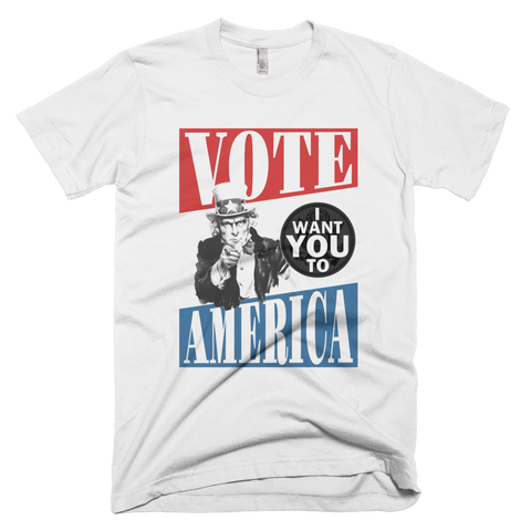 Uncle Sam - I want you to VOTE, AMERICA! t shirt
