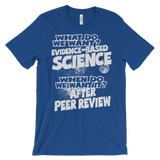 What do we want? Evidence-Based Science When do we want it? After Peer Review 