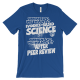 What do we want? Evidence-Based Science When do we want it? After Peer Review