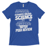 What do we want? Evidence-Based Science When do we want it? After Peer Review