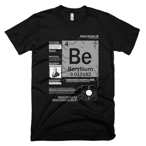 Beryllium Be 4 | Element t shirt