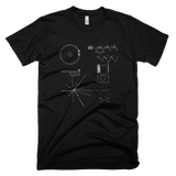 Voyager Golden Record t shirt (Black)