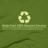 Recycled Stardust shirt close-up