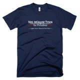 Neil deGrasse Tyson for President shirt (Navy)
