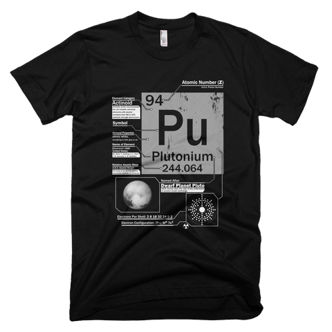 Plutonium t shirt (Black)