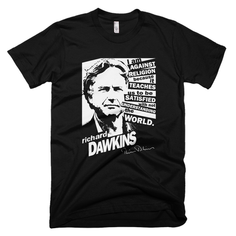 Richard Dawkins - I am Against Religion t shirt (Black)