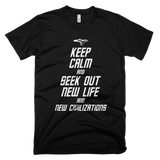 STAR TREK t-shirt - Keep Calm and Seek Out New Life and New Civilizations