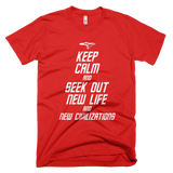 STAR TREK t-shirt - Keep Calm and Seek Out New Life and New Civilizations