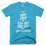 STAR TREK t-shirt - Keep Calm and Seek Out New Life and New Civilizations