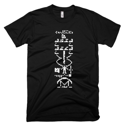 Arecibo Interstellar Message tee shirt