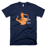 Bertrand Russell's Celestial Teapot t shirt (Navy)