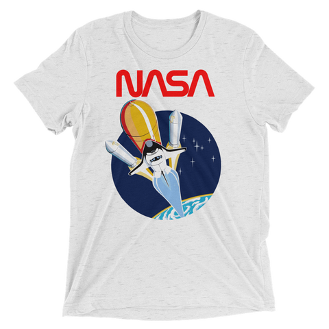 NASA STS-8 Mission | Space Shuttle Retro graphic tee shirt