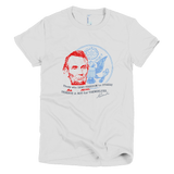 Abraham Lincoln shirt Women's (White)