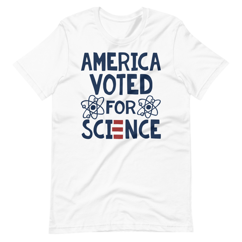 America Voted for Science | Biden Harris Inauguration tee shirt