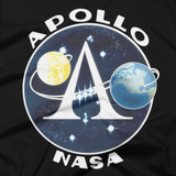 Apollo Space Program insignia t shirt (Close-Up)