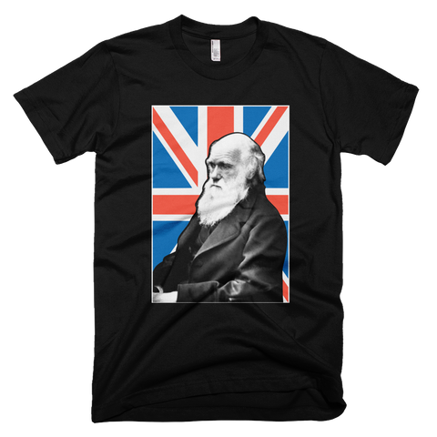 Charles Darwin shirt (Black)