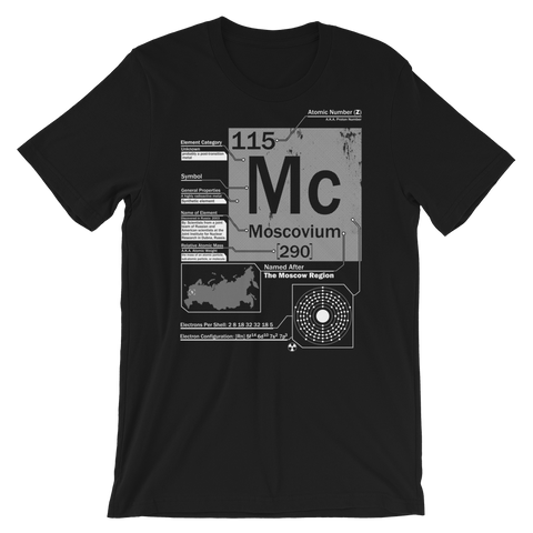 Moscovium t shirt | Element 115 tee