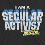 I AM A SECULAR ACTIVIST t-shirt image