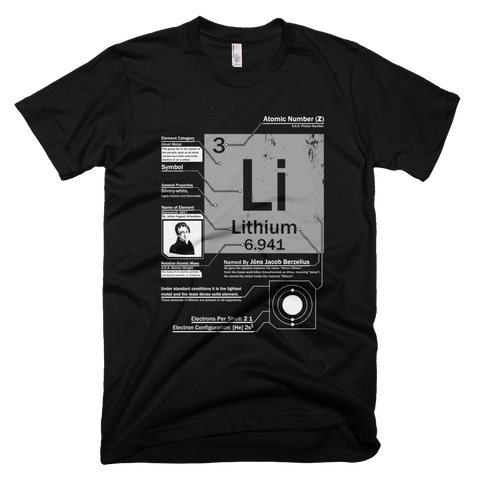 Lithium t shirt (Black)