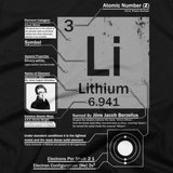 Lithium t shirt close-up