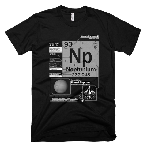 Neptunium t shirt (Black)
