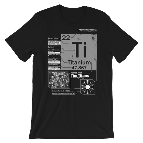 Titanium Element science tee shirt