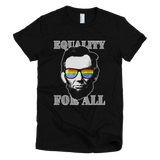 Ab Lincoln EQUALITY FOR ALL tee Women's (Black)