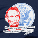 Abraham Lincoln shirt close-up