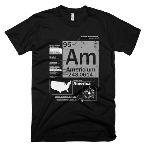 Americium t shirt (Black)