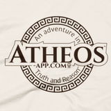 Atheos App T-Shirt close-up
