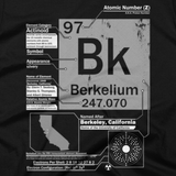 Berkelium t shirt close-up
