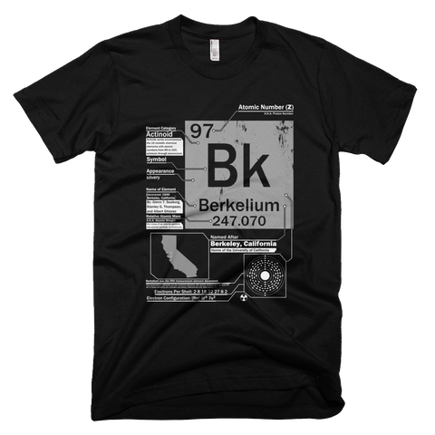 Berkelium t shirt (Black)