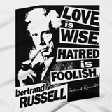 Bertrand Russell - Love is Wise t shirt