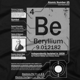 Beryllium Be 4 | Element t shirt