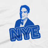 Bill Nye shirt close-up