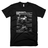 Curiosity Mars Rover t shirt (Black)