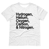 Ingredients for the Universe t shirt