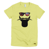 Johannes Kepler hipster t shirt Women's (Lemon)