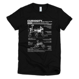 Curiosity Mars Rover t shirt Women's (Black)