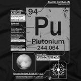 Plutonium t shirt close-up