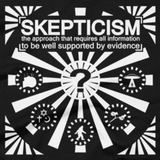Skepticism shirt close-up