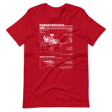 Perseverance Rover t shirt Red